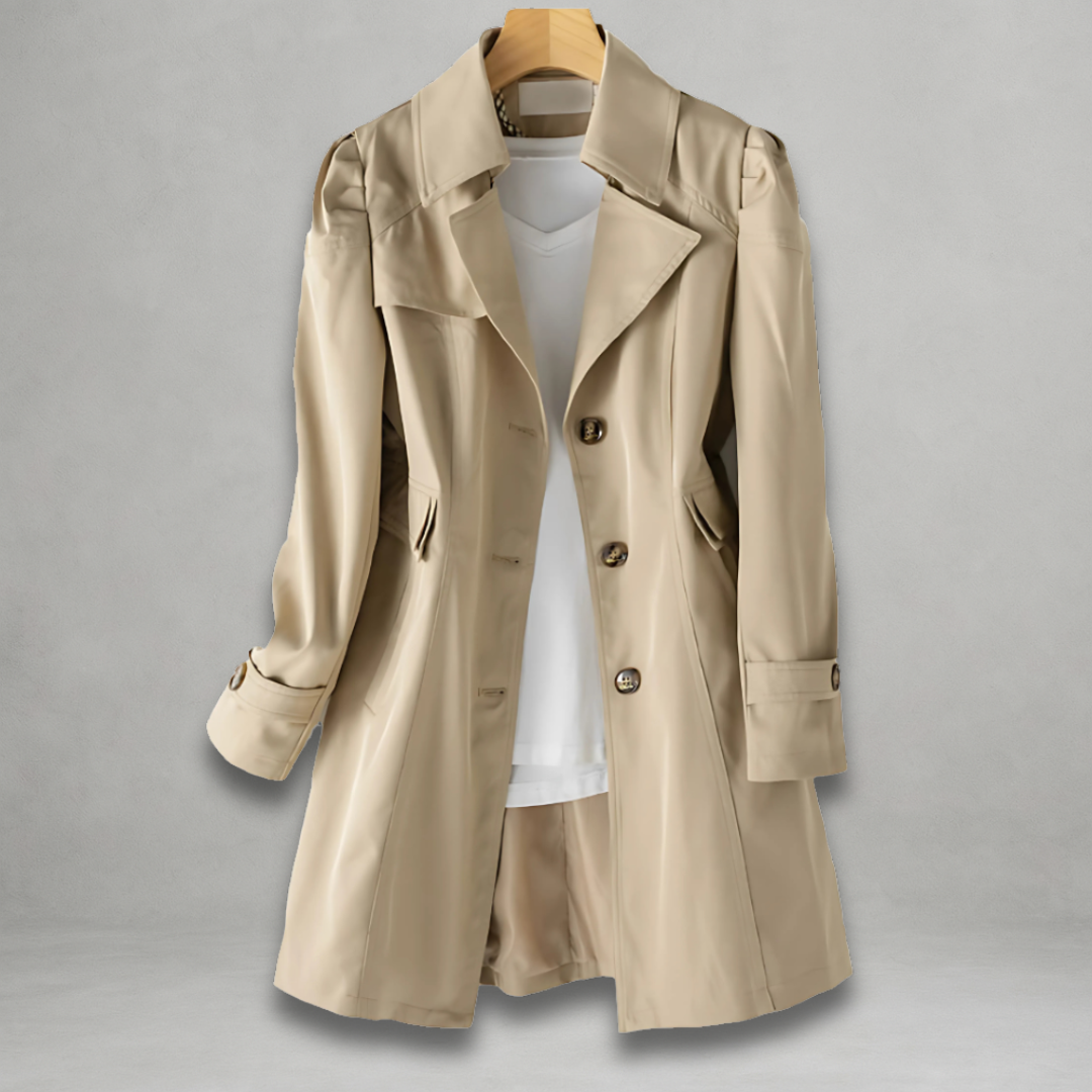 Jamie - Elegant Autumn Trench Coat — 5