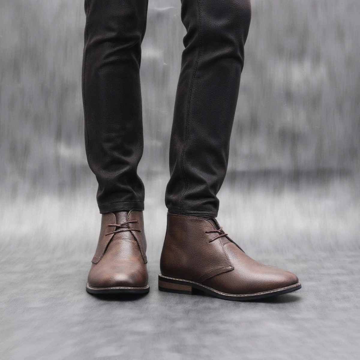 The Wildmere Men’s Vintage Ankle Brown Leather Boots — 2