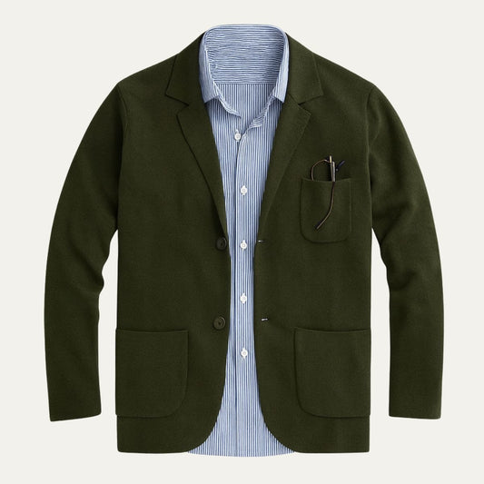Le Blazer d'Été en Lin Oxford - Invité de Mariage Homme - Occasions Formelles — 1