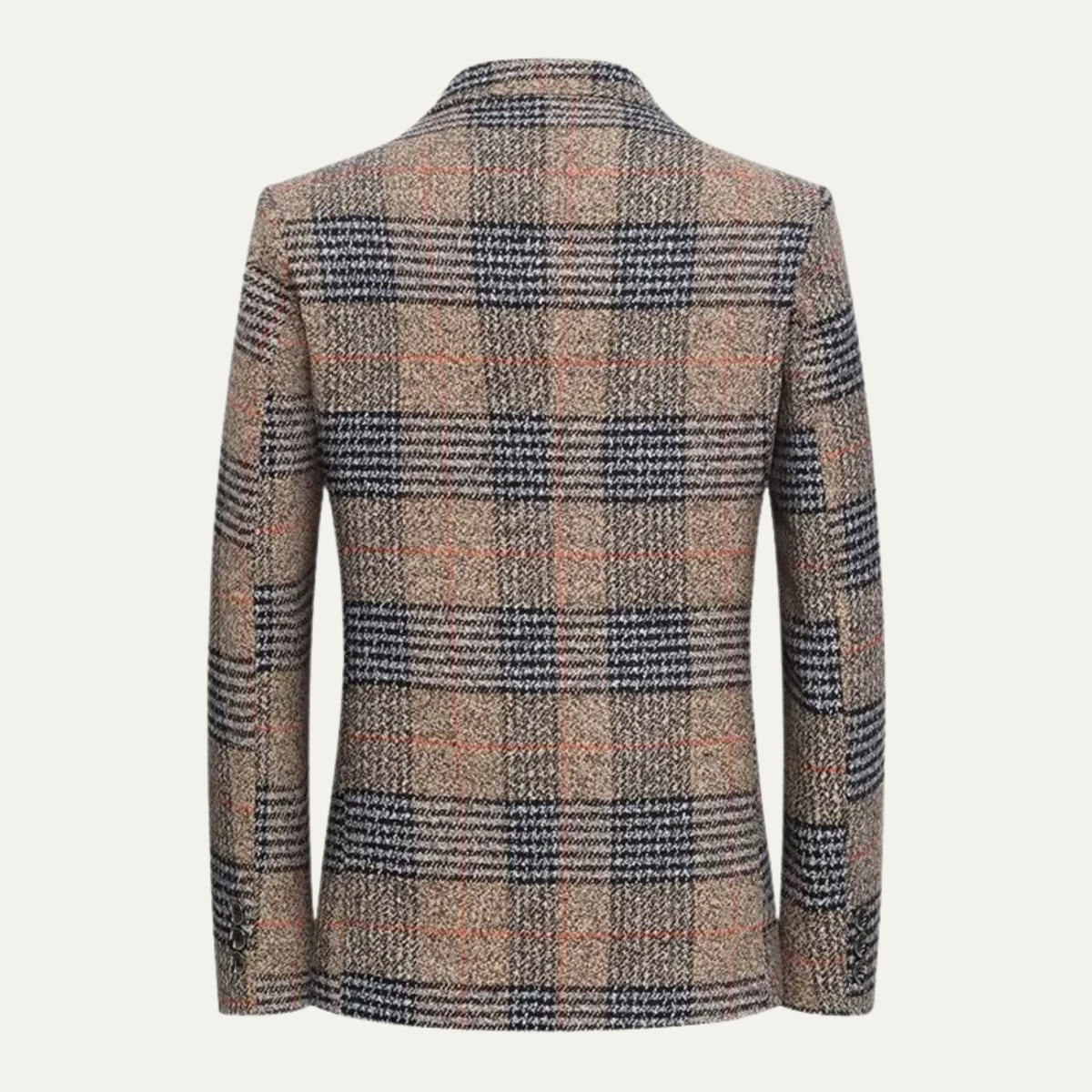 Le Blazer en Tweed à Carreaux Slim Fit Monopoli pour Hommes — 5