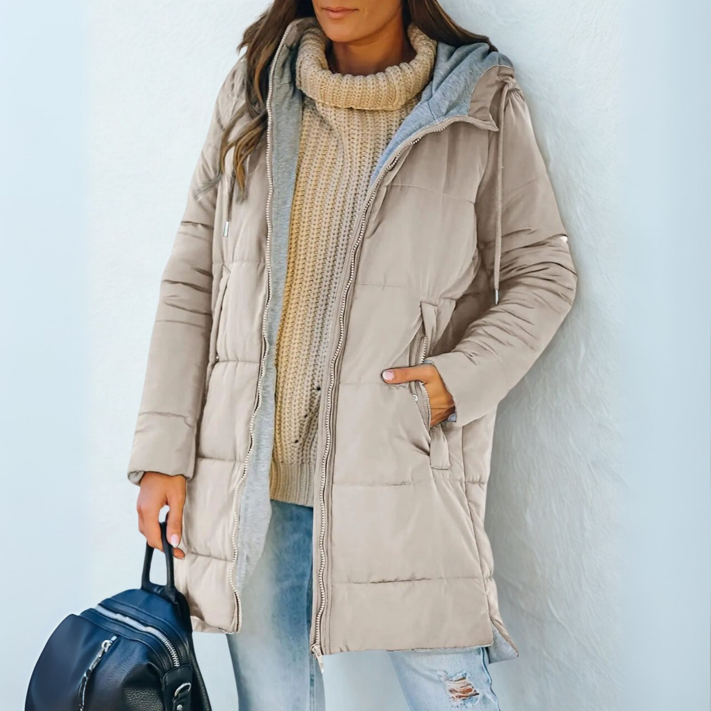 Ainsley - Casual Hooded Puffer Down Jacket — 6