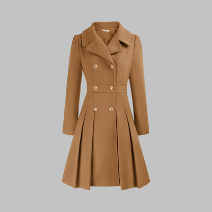 Amelia - Elegant Long Sleeve Coat — 2