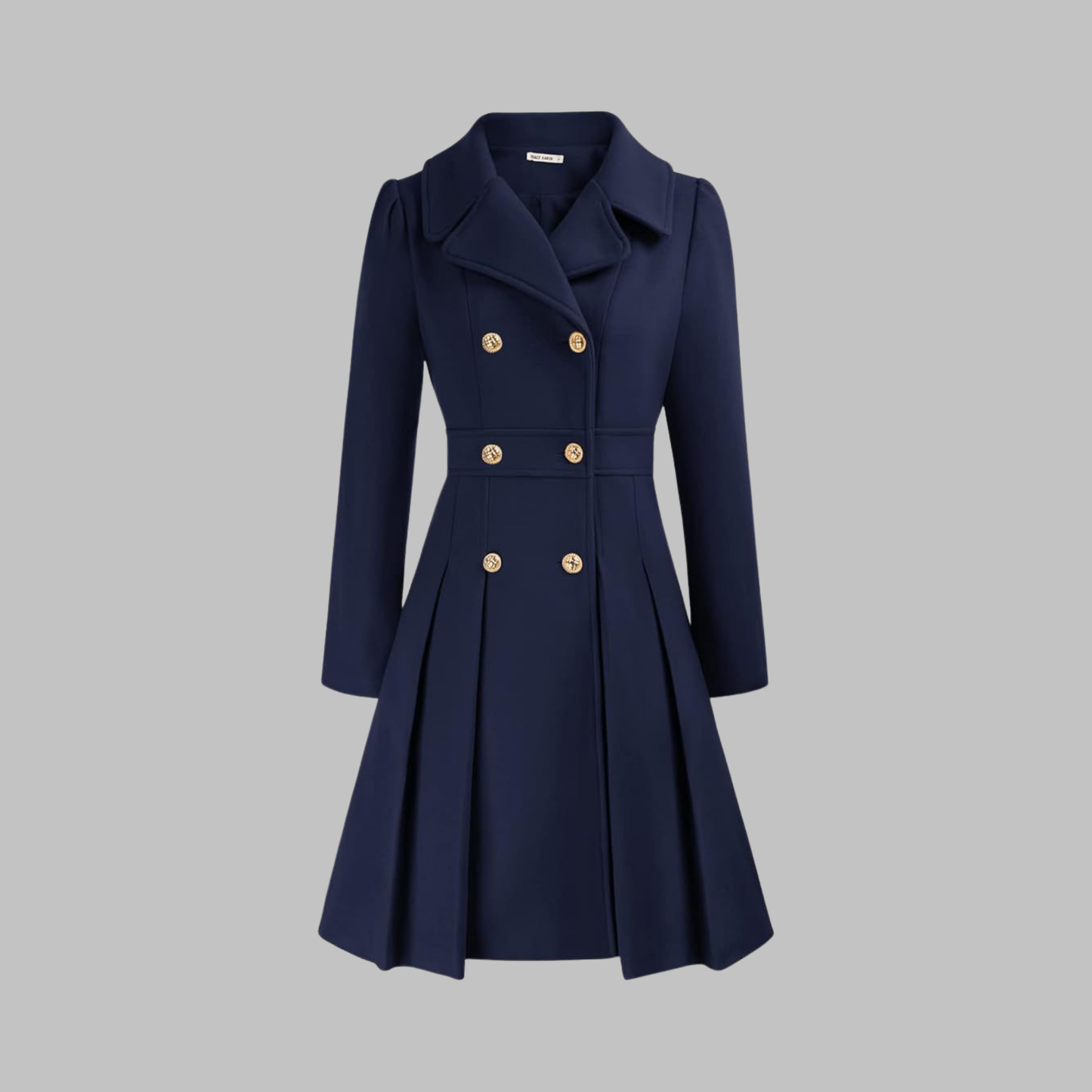 Amelia - Elegant Long Sleeve Coat — 3