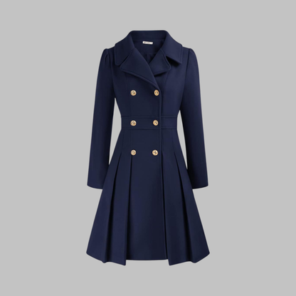Amelia - Elegant Long Sleeve Coat — 3