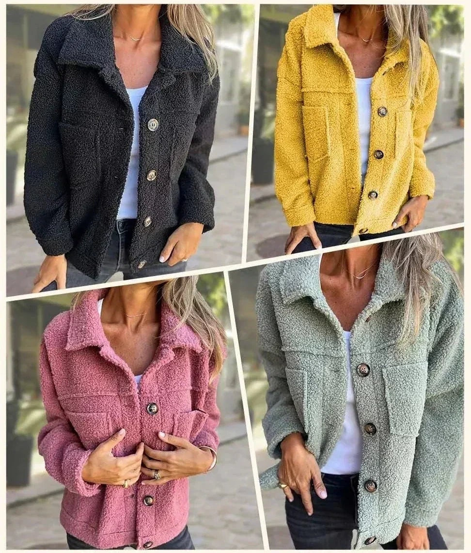 Olivia | Cardigan en Maille Boutonné à Manches Longues pour Femme