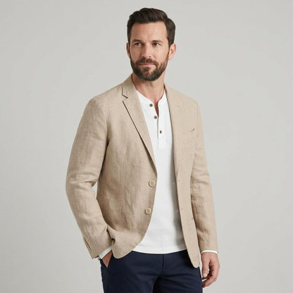 Le Blazer d'Été en Coton Riviera - Invité de Mariage Homme - Occasions Formelles — 2
