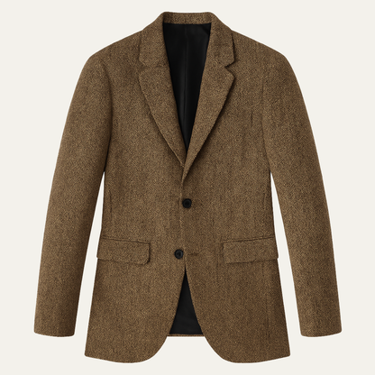 Le Blazer Classique en Laine Herringbone pour Homme Jefferson — 1