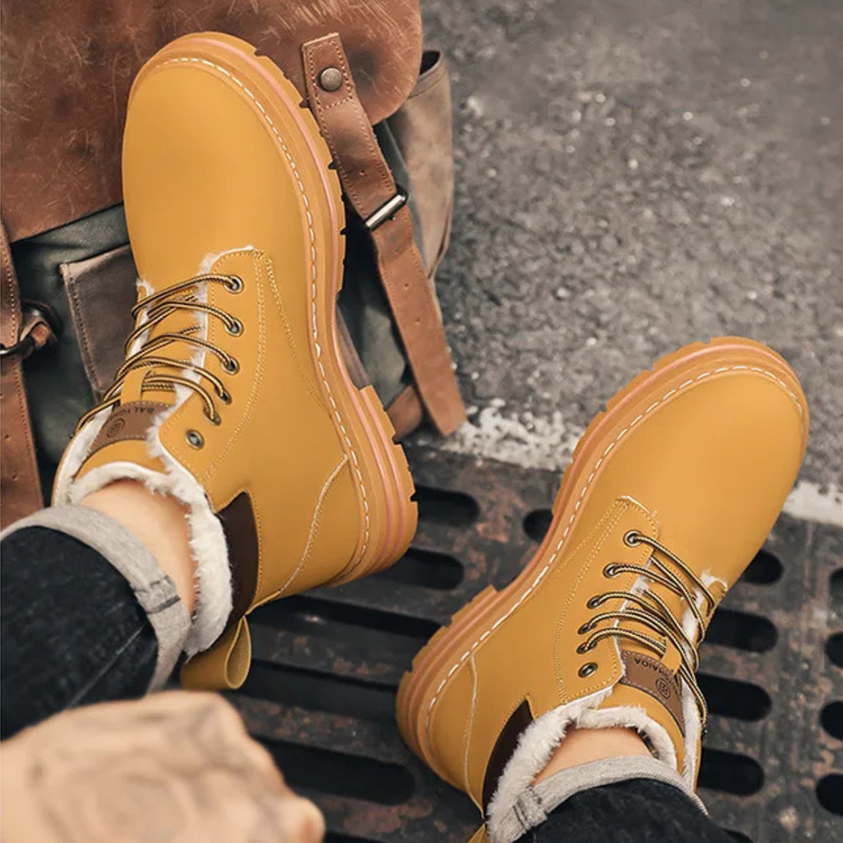 The Silverlake Men’s Cozy Fur Lined Insulated Snow Boots — 6