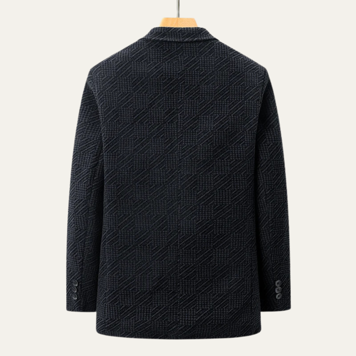 Le Blazer d'Hiver en Chenille pour Hommes Mandello avec Doublure en Fourrure Douce — 4