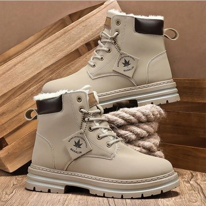 The Silverlake Men’s Cozy Fur Lined Insulated Snow Boots — 19