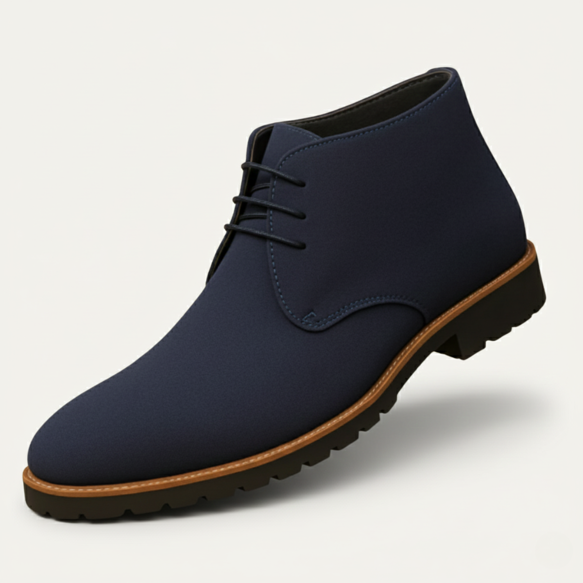 The Remington Men’s Casual Suede Chukka Dress Boots with Rubber Sole — 5