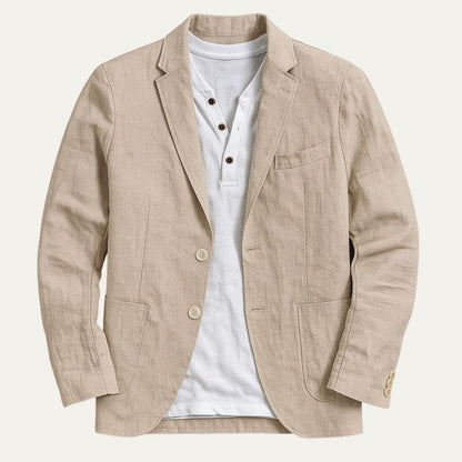 Le Blazer d'Été en Coton Riviera - Invité de Mariage Homme - Occasions Formelles — 1
