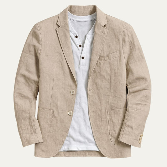 Le Blazer d'Été en Coton Riviera - Invité de Mariage Homme - Occasions Formelles — 1