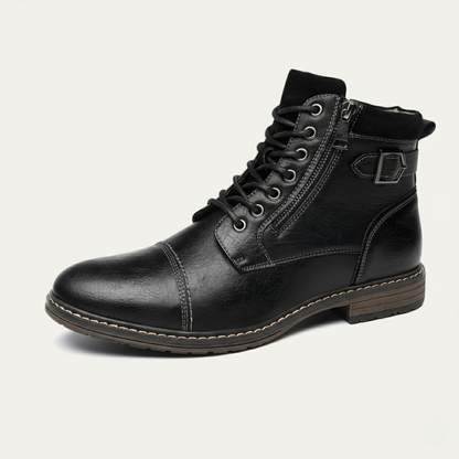 The Brescia Men’s Casual Vintage Leather Ankle Boots — 4