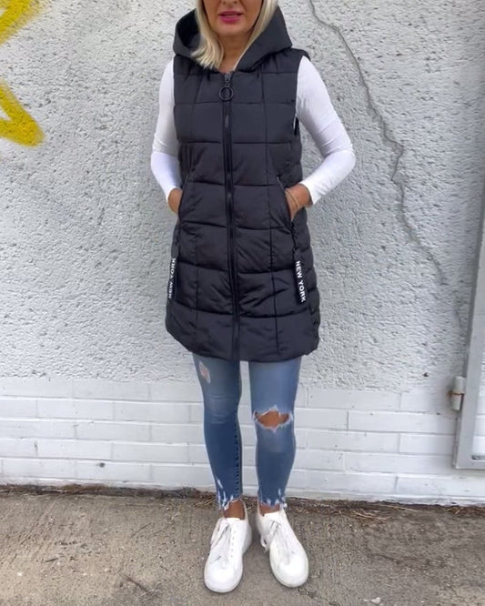 CELESTE™ - Sleeveless Puffer Jacket — 1