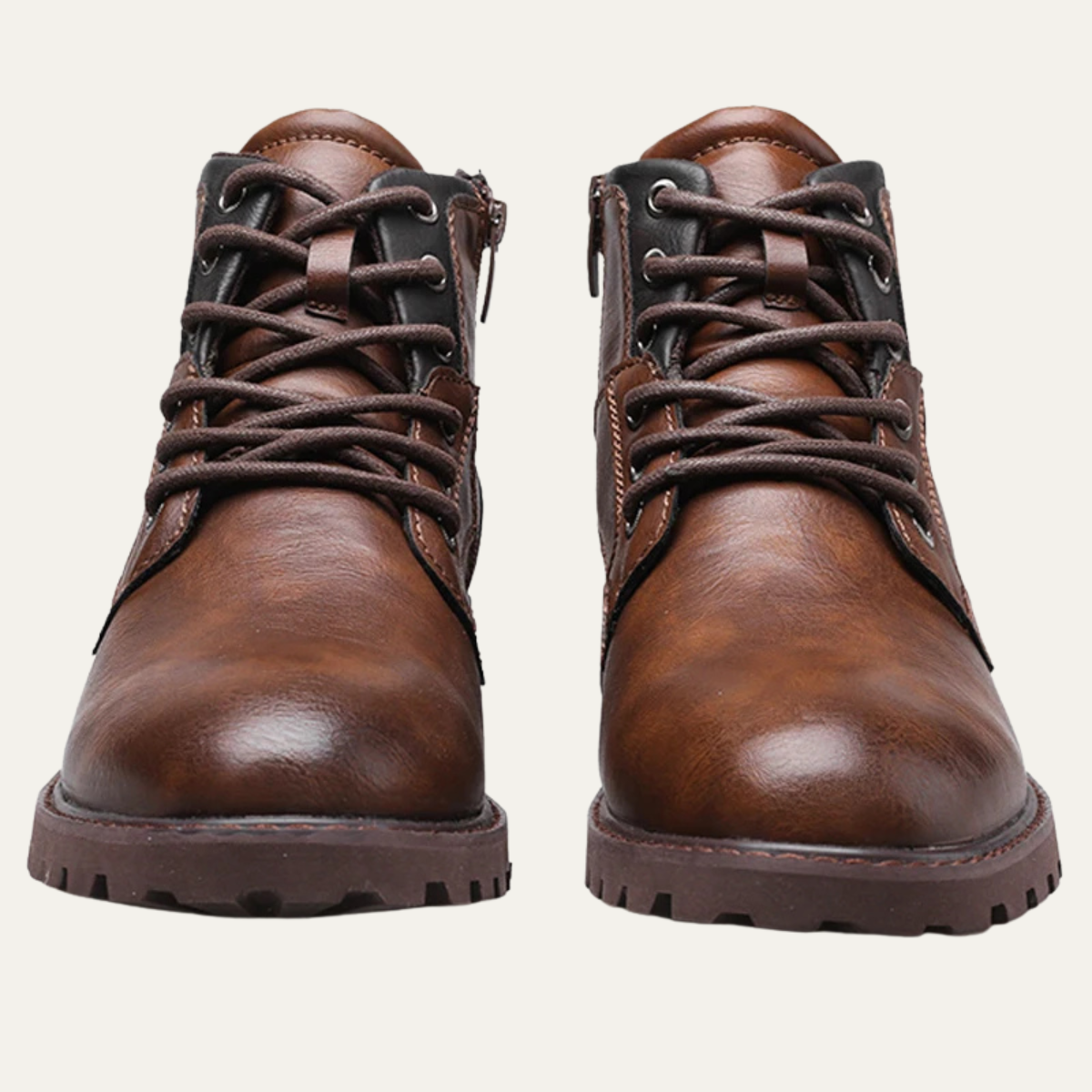 The Parma Men's Lace Up Vintage Leather Ankle Boots — 4