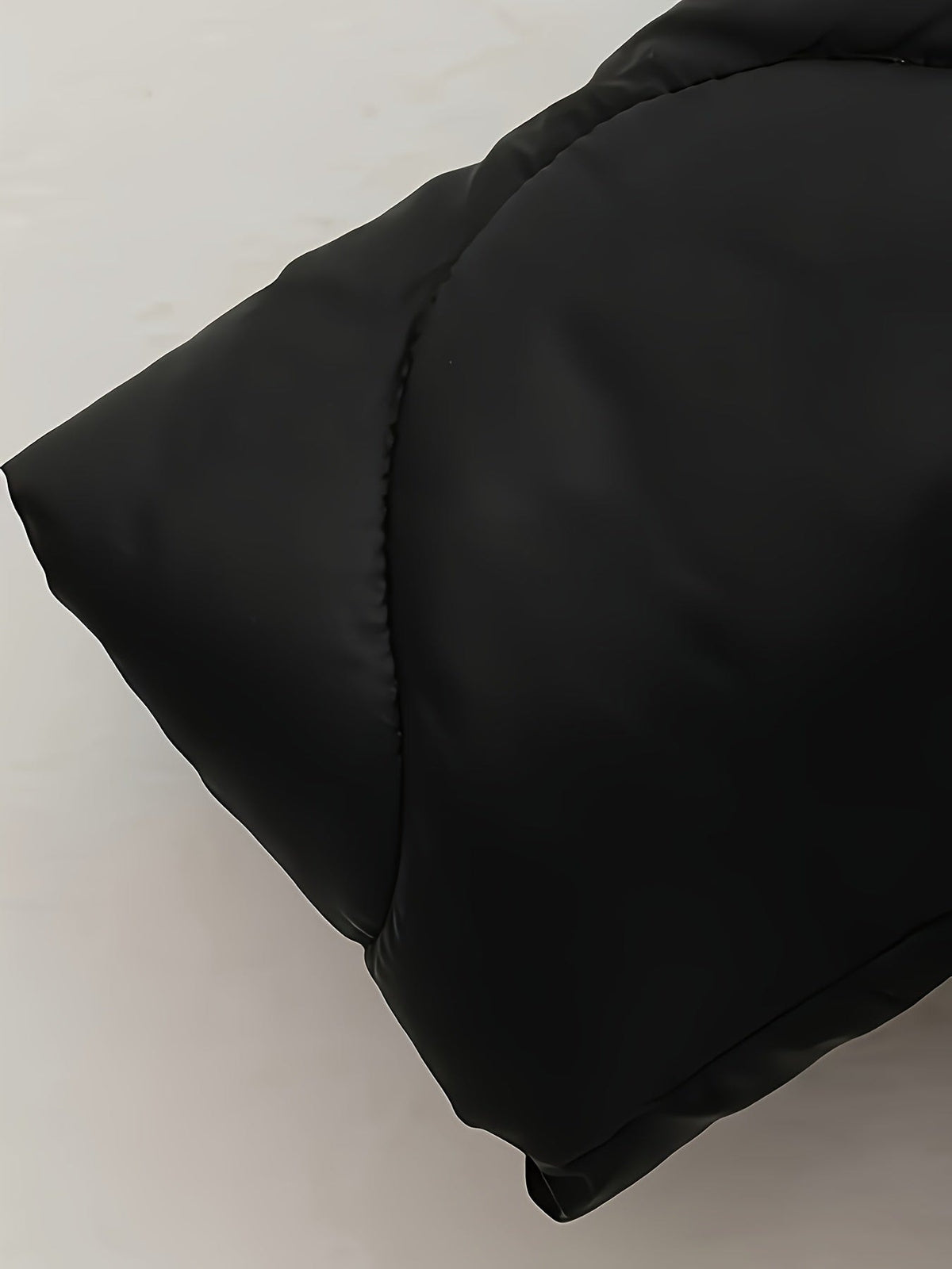 Veste matelassée ondulée, nouveau style automne-hiver, manteau chaud à col surdimensionné, haut décontracté pour femmes avec poche color-block, col amovible et rembourrage isolant matelassé, facile pour l'hiver à -10°C, coupe-vent et rétention de chaleur, — 8
