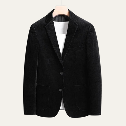 La Veste Blazer en Velours Côtelé Vintage Casual Slim Fit pour Hommes de Livorno — 7