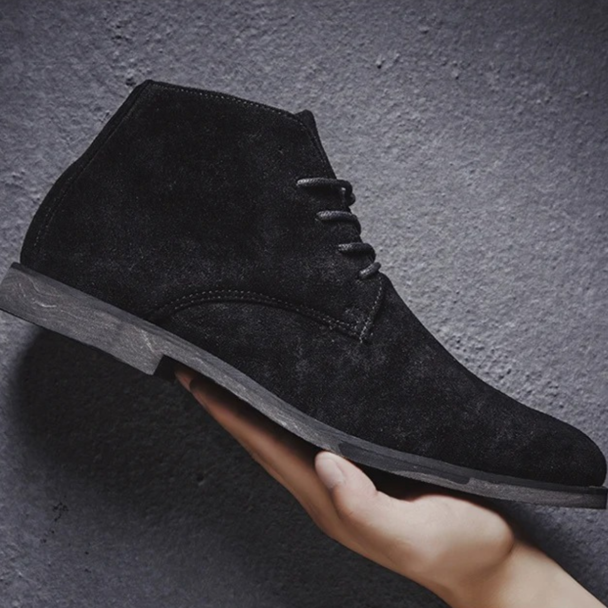 The Dockside Men’s Casual Suede Lace Up Ankle Boots — 2