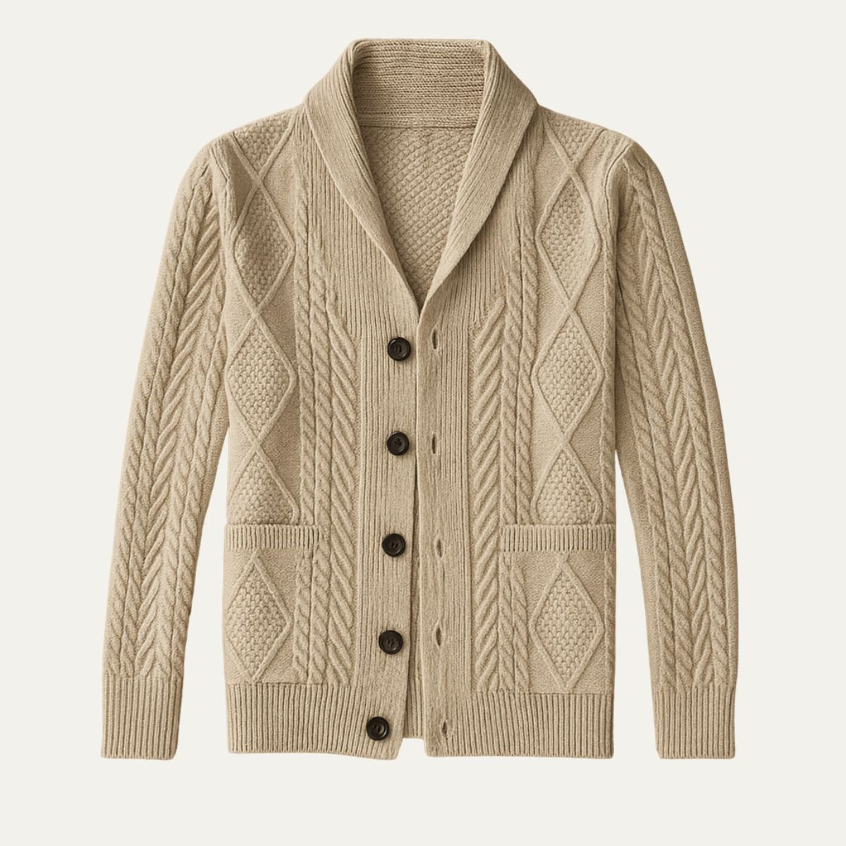 Le Cardigan 100% Cachemire de Manchester pour Hommes — 5