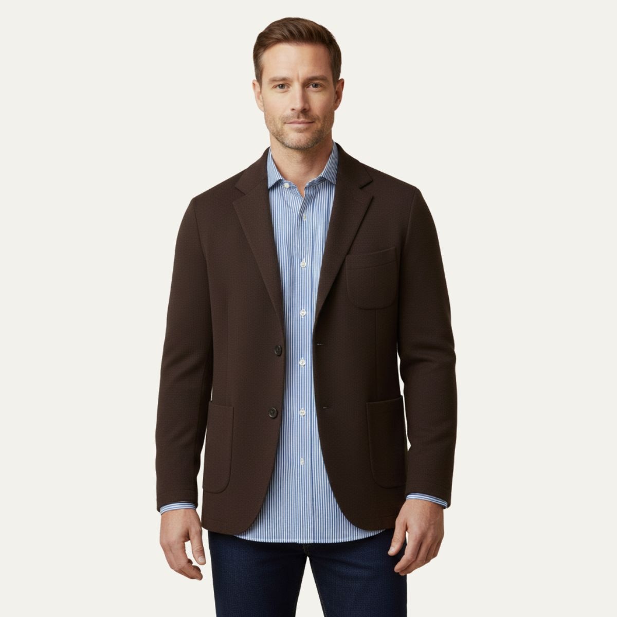 Le Blazer d'Été en Lin Oxford - Invité de Mariage Homme - Occasions Formelles — 6