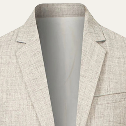 Le Blazer en Coton Slim Fit Décontracté Chic pour Homme Brenton — 5