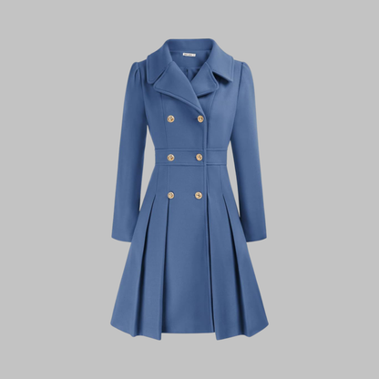 Amelia - Elegant Long Sleeve Coat — 4