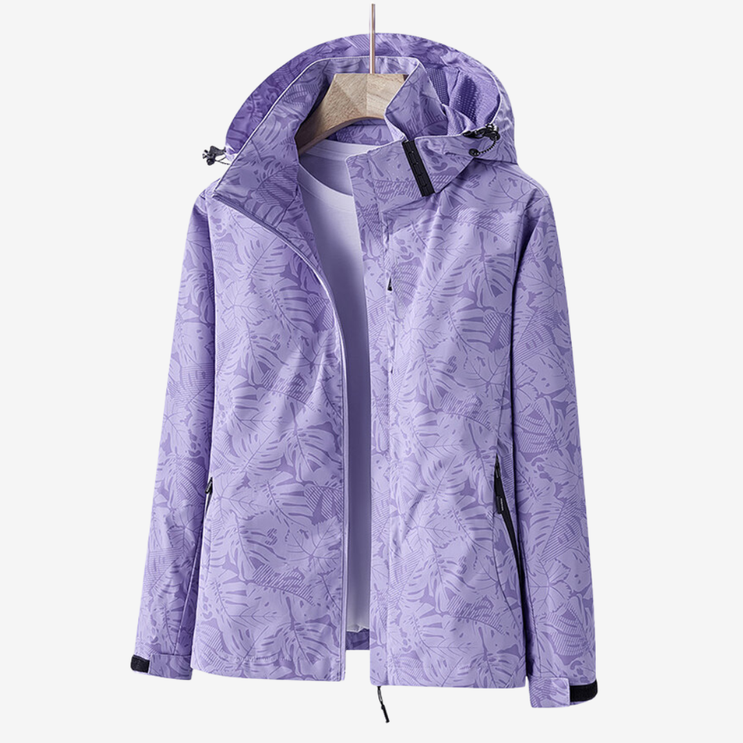 Evy | Veste à Capuche Zippée Imprimée pour le Sport