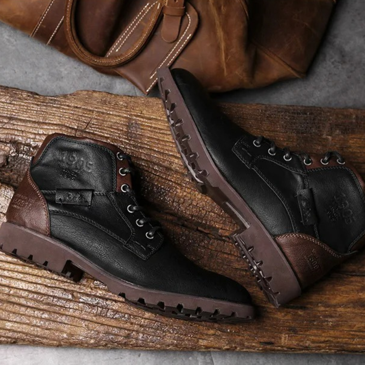 The Oakshade Men’s Military Combat Leather Boots — 4