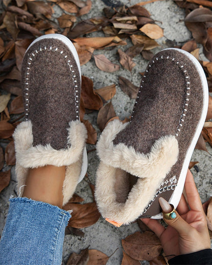 ❄️Bottines D’Hiver Femme Antidérapantes Avec Fausse Fourrure — 11