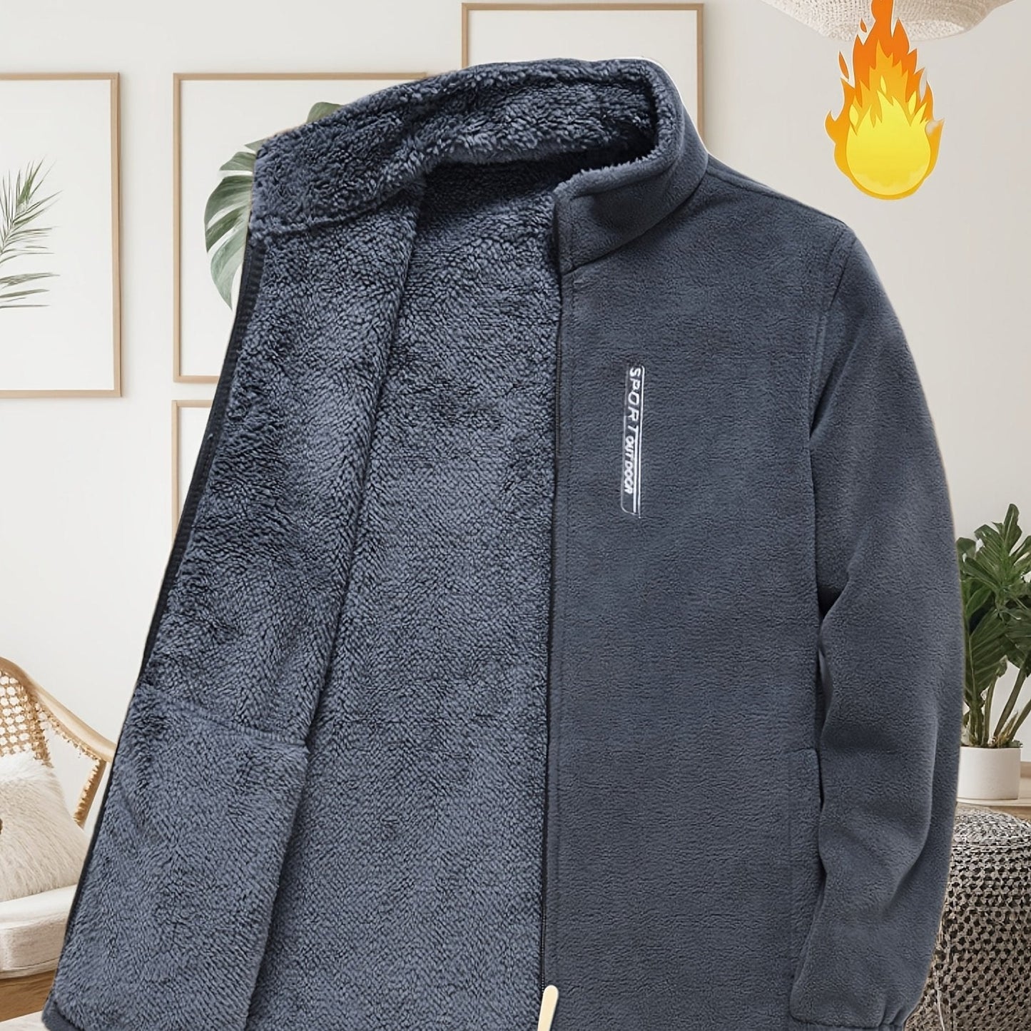 Nouvelle veste doublée en polaire, plusieurs couleurs disponibles, facile à assortir, manteau d'automne et d'hiver pour femmes, manteau décontracté de couleur unie doublé en polaire et épaissi — 12