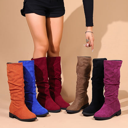 Chaussures élégantes pour femmes, chaussures de dame élégantes, bottes tendance pour femmes | Style classique noir, talon moyen, fermeture, à porter en toute saison — 2