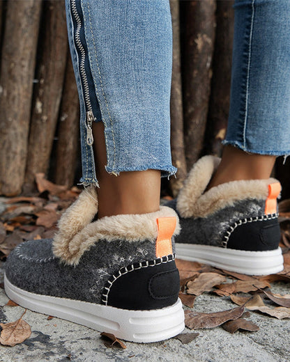 ❄️Bottines D’Hiver Femme Antidérapantes Avec Fausse Fourrure — 6