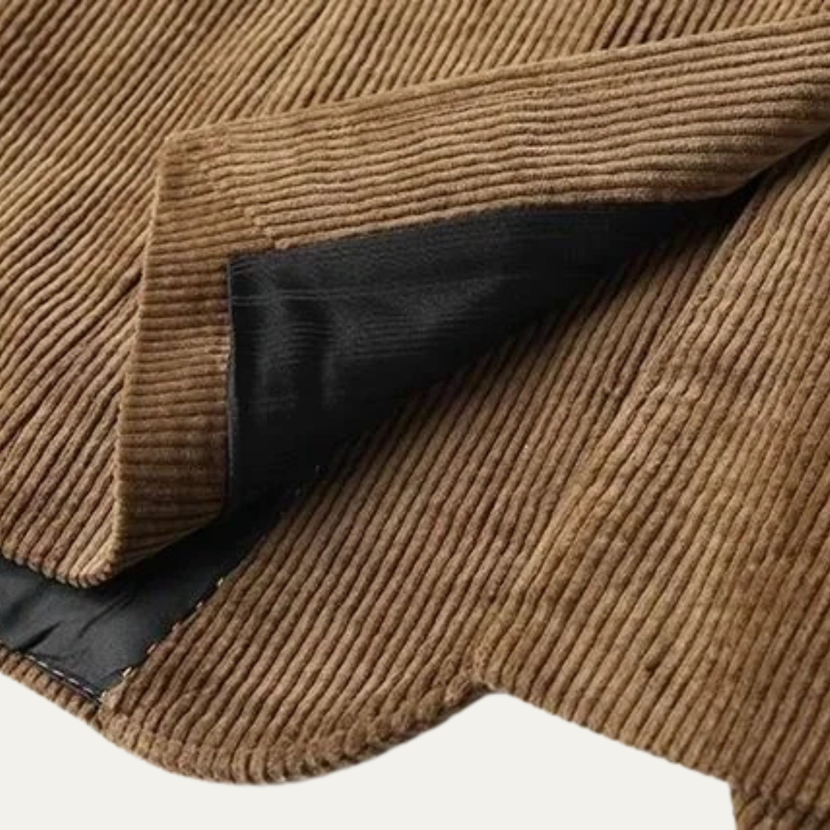 La Veste Blazer en Velours Côtelé Vintage Casual Slim Fit pour Hommes de Livorno — 4