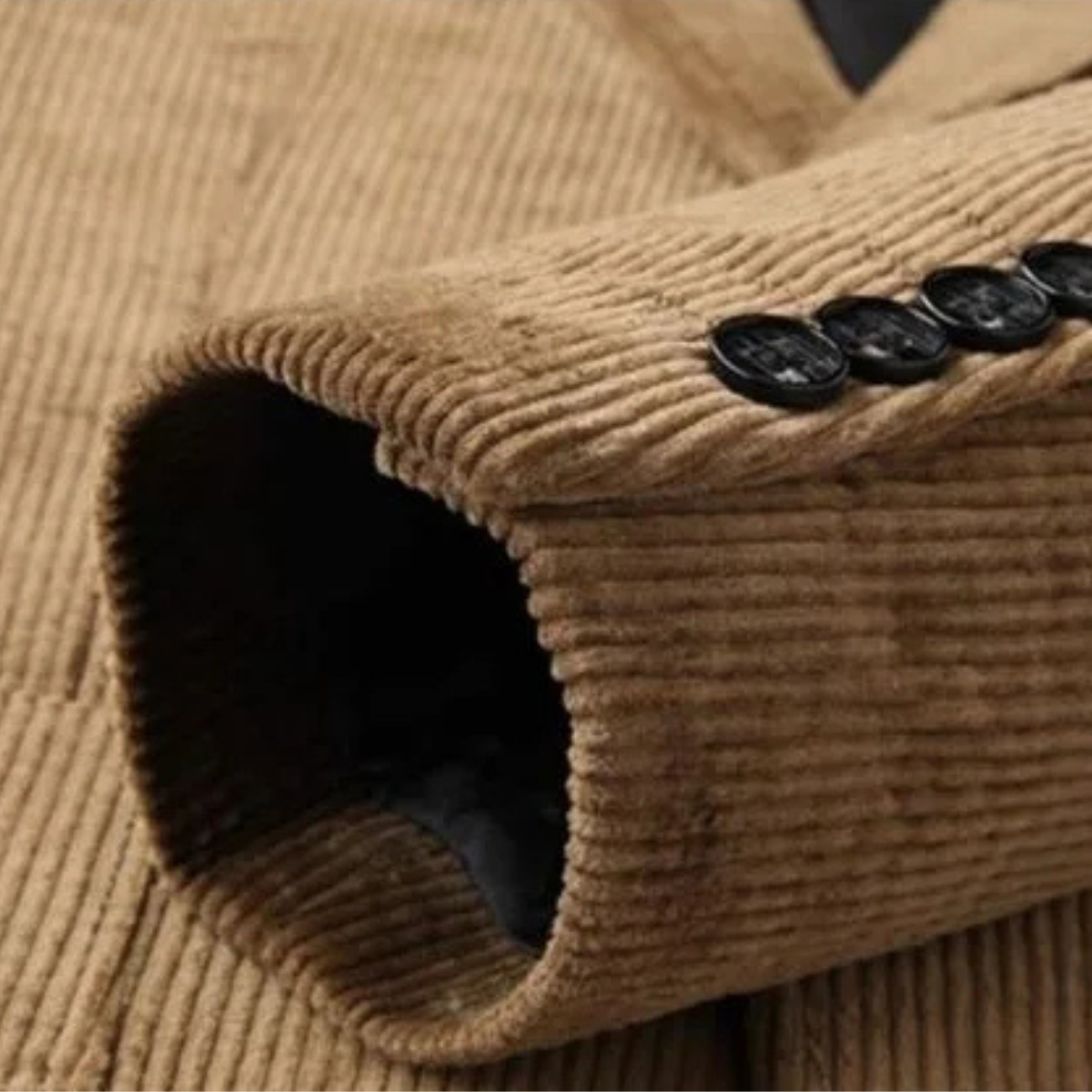 La Veste Blazer en Velours Côtelé Vintage Casual Slim Fit pour Hommes de Livorno — 5