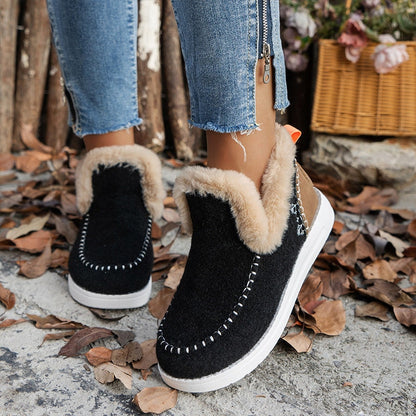 ❄️Bottines D’Hiver Femme Antidérapantes Avec Fausse Fourrure — 7