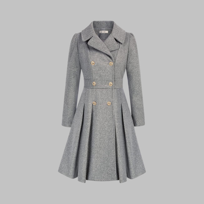 Amelia - Elegant Long Sleeve Coat — 5