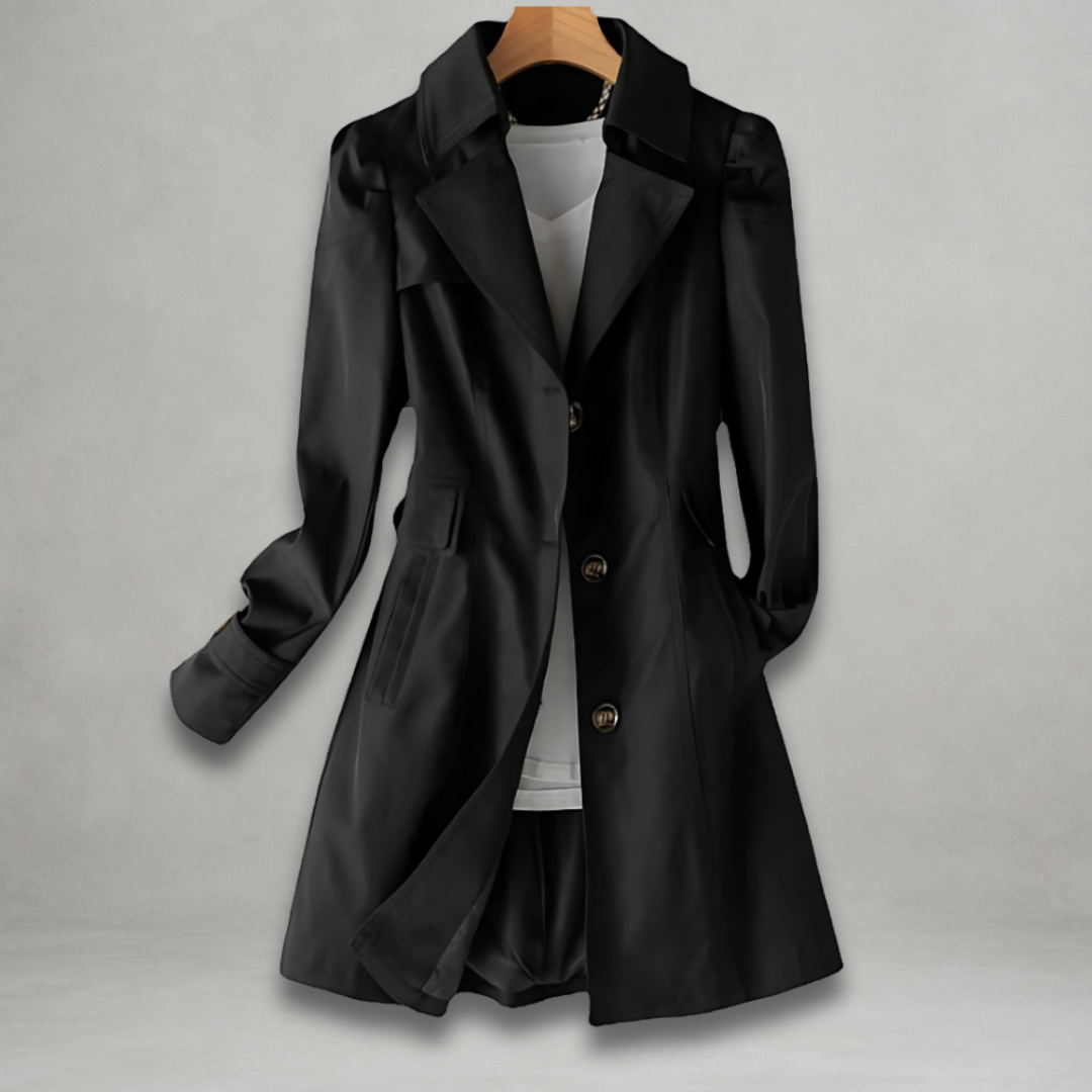 Jamie - Elegant Autumn Trench Coat — 2