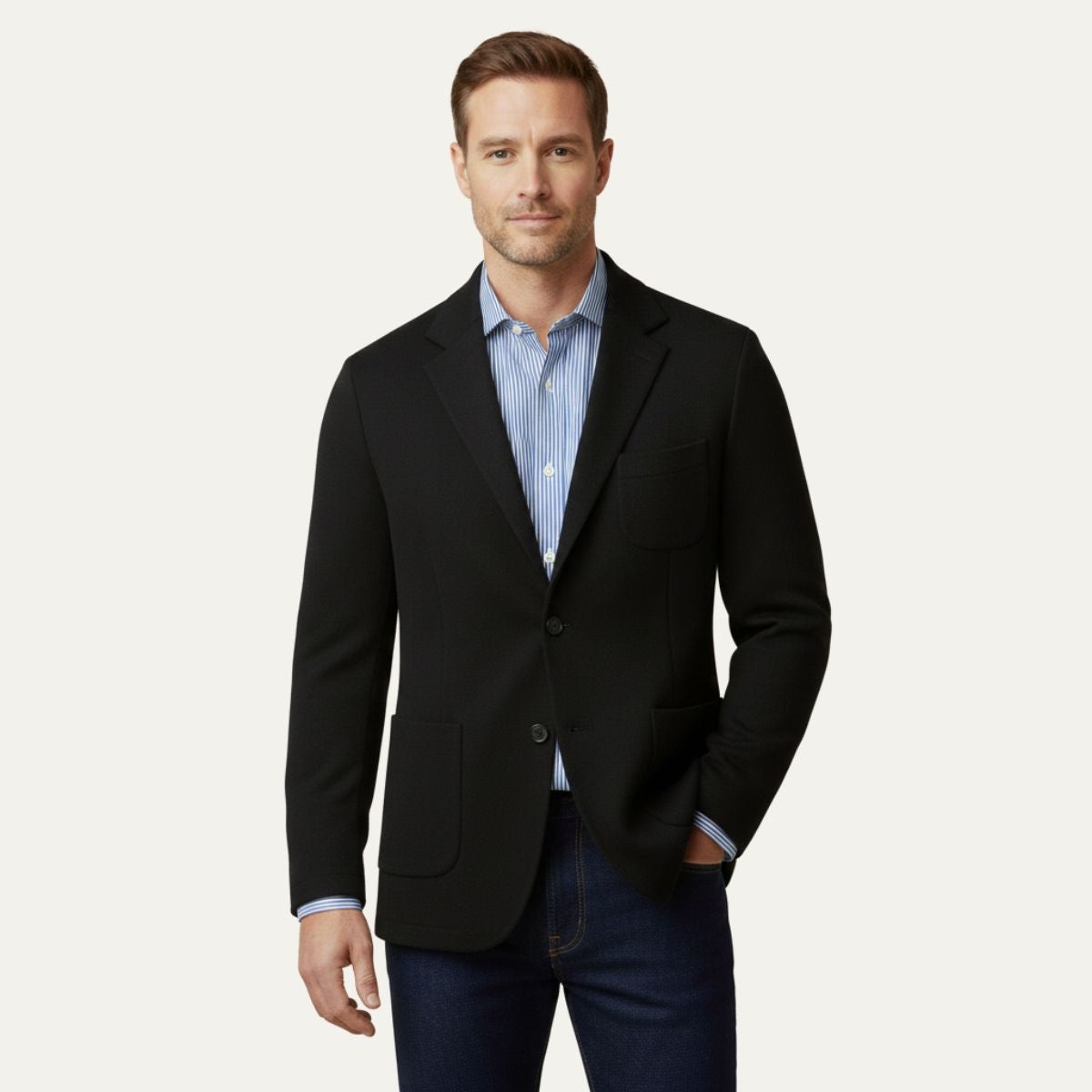 Le Blazer d'Été en Lin Oxford - Invité de Mariage Homme - Occasions Formelles — 10