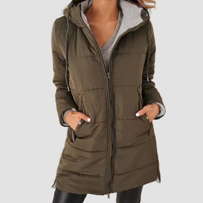 Ainsley - Casual Hooded Puffer Down Jacket — 1