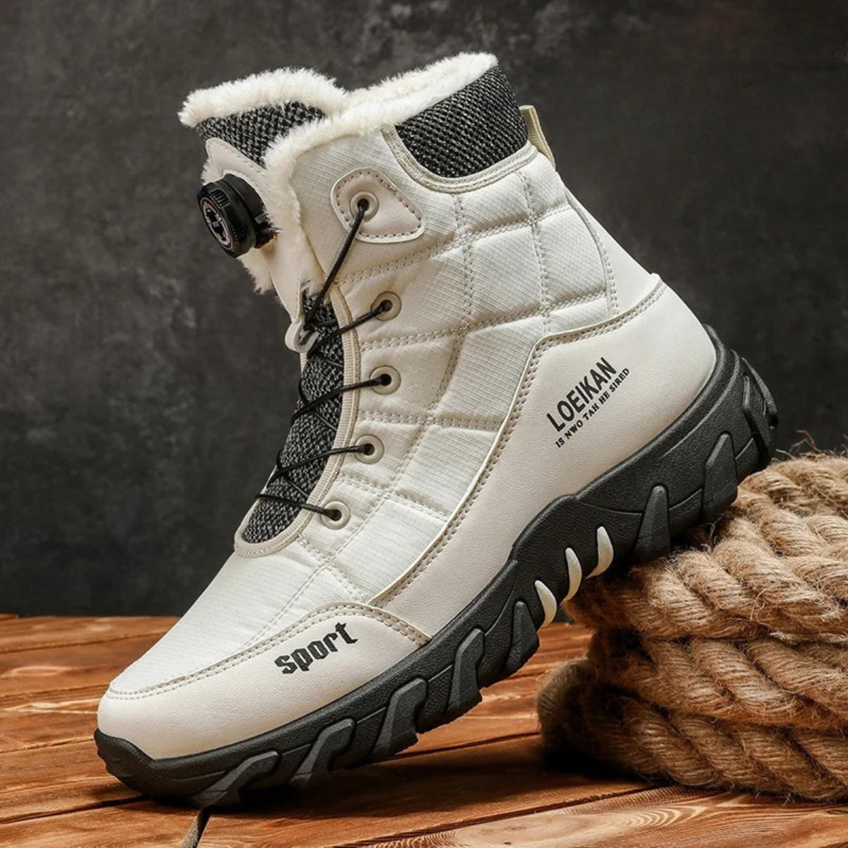 The Northpark Men’s Stylish Plush Lined Snow Boots — 5