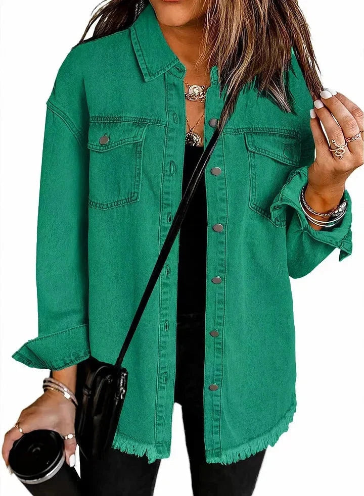 Eleanor - Casual Layering Denim Jacket — 15