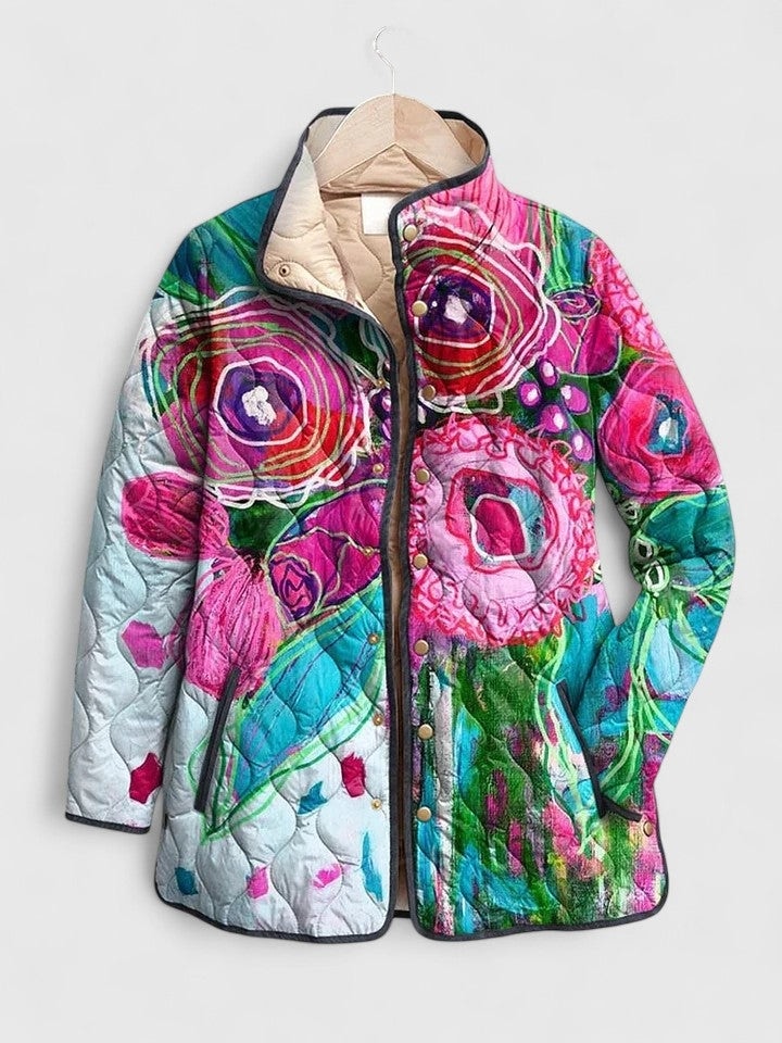 Myah - Turquoise Fleurs Vives