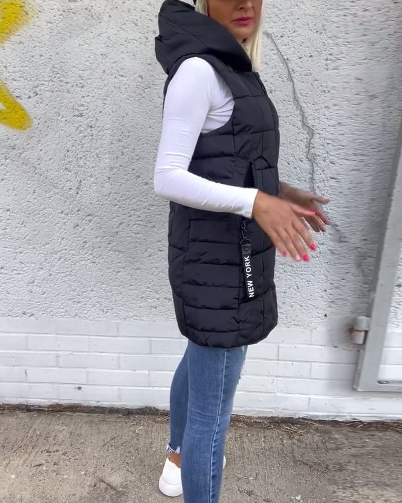 CELESTE™ - Sleeveless Puffer Jacket — 3