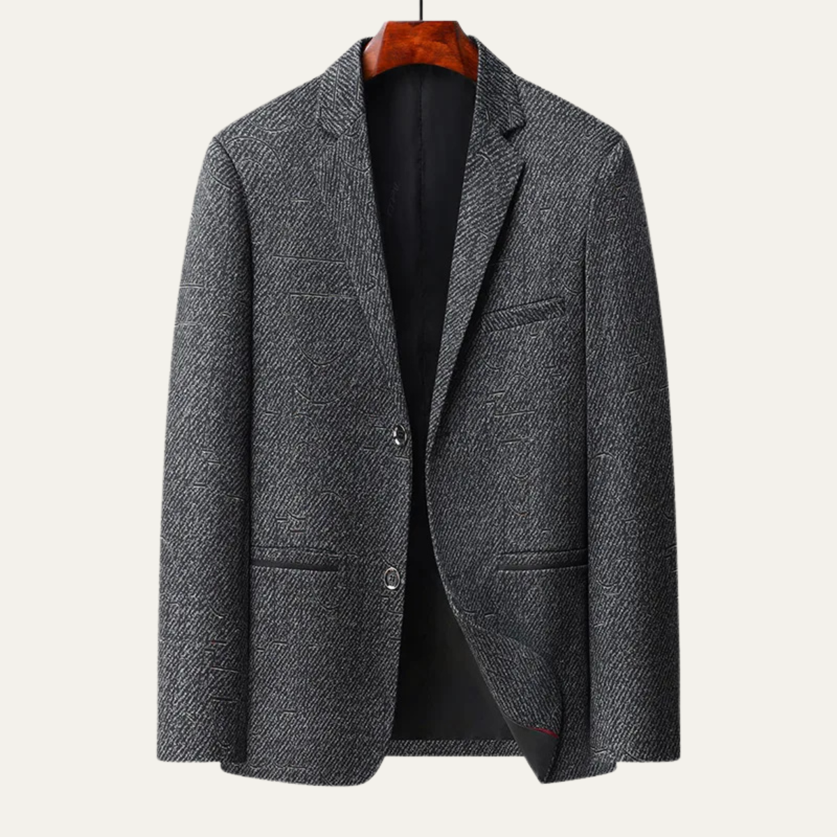 Le Blazer Costume à Carreaux Slim Fit Smart Casual pour Hommes Sassicaia — 7