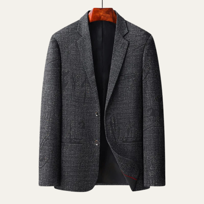 Le Blazer Costume à Carreaux Slim Fit Smart Casual pour Hommes Sassicaia — 6
