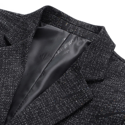 Le Blazer Costume à Carreaux Slim Fit Smart Casual pour Hommes Sassicaia — 5