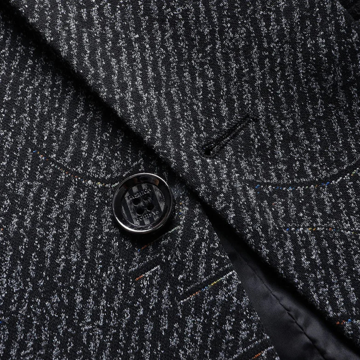 Le Blazer Costume à Carreaux Slim Fit Smart Casual pour Hommes Sassicaia — 4