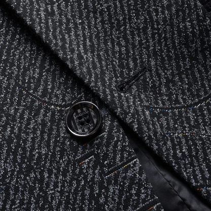 Le Blazer Costume à Carreaux Slim Fit Smart Casual pour Hommes Sassicaia — 4