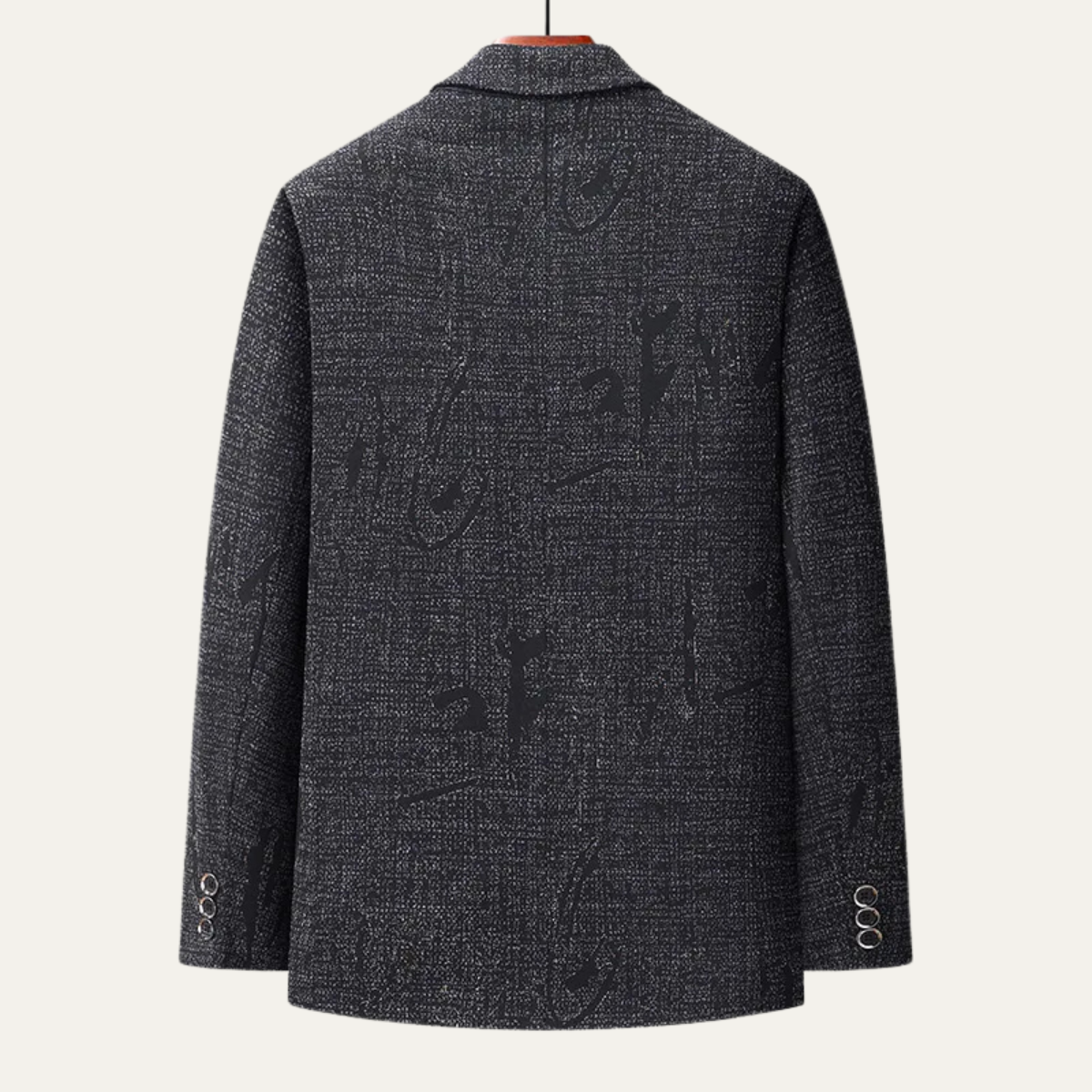 Le Blazer Costume à Carreaux Slim Fit Smart Casual pour Hommes Sassicaia — 3